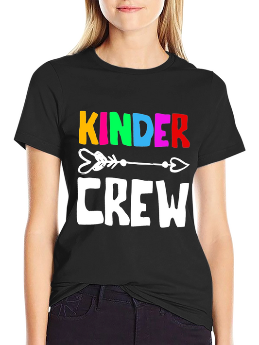 Kinder Crew Graphic Tee - Black Unisex T-Shirt
