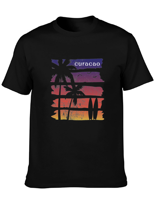 Curacao Sunset Graphic Tee
