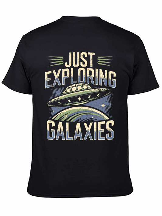 Exploring Galaxies T-Shirt - UFO Graphic Tee