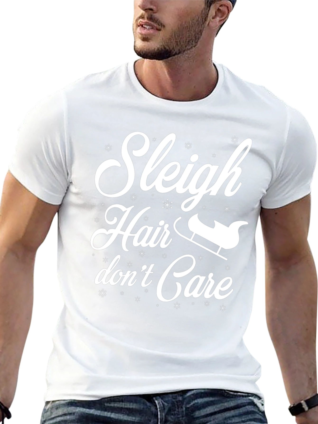Sleigh Hair Dont Care Graphic Tee