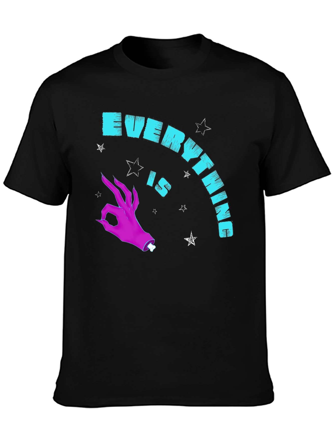 Everything is Ok Hand Gesture Graphic Tee