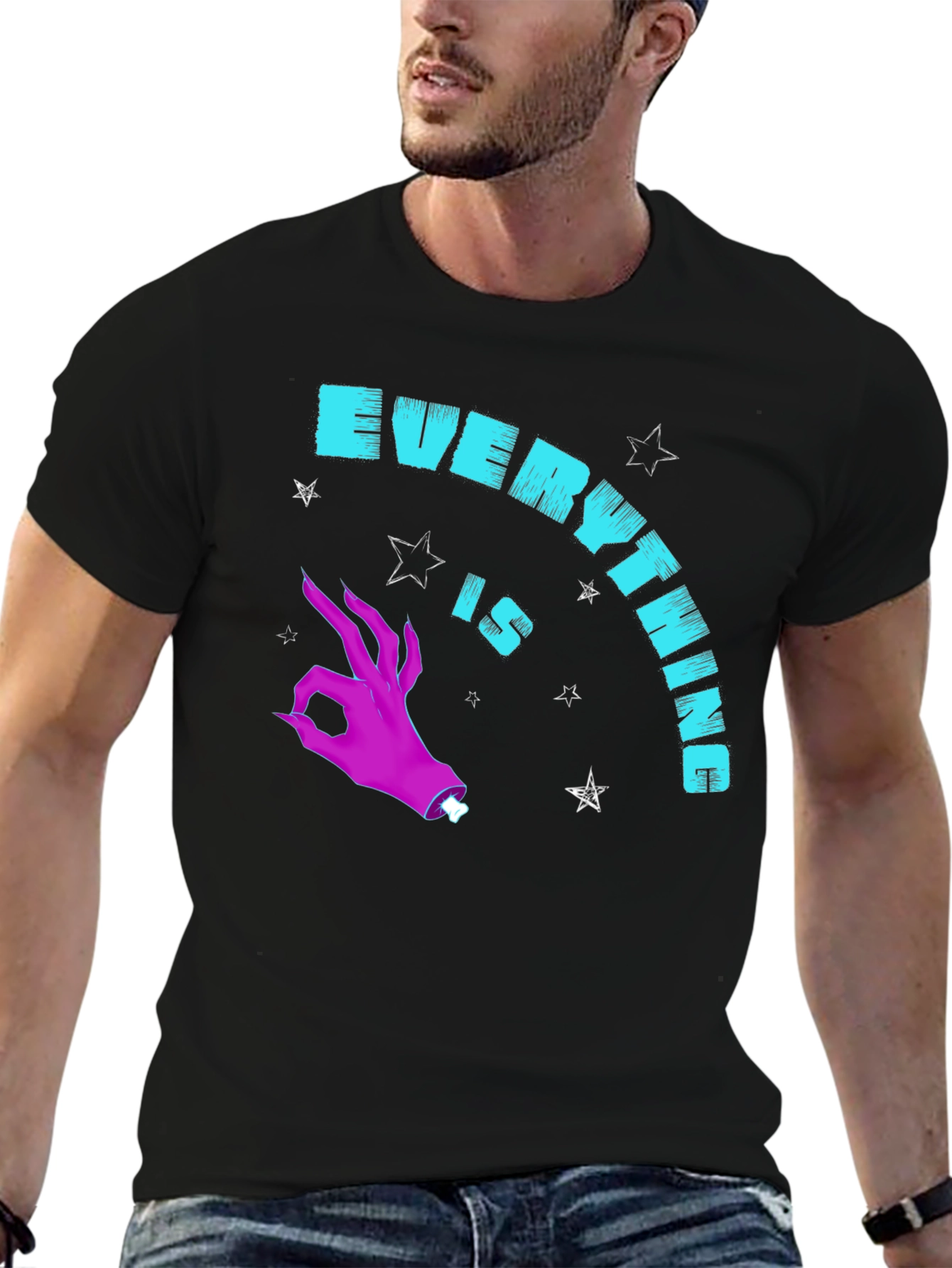 Everything is Ok Hand Gesture Graphic Tee