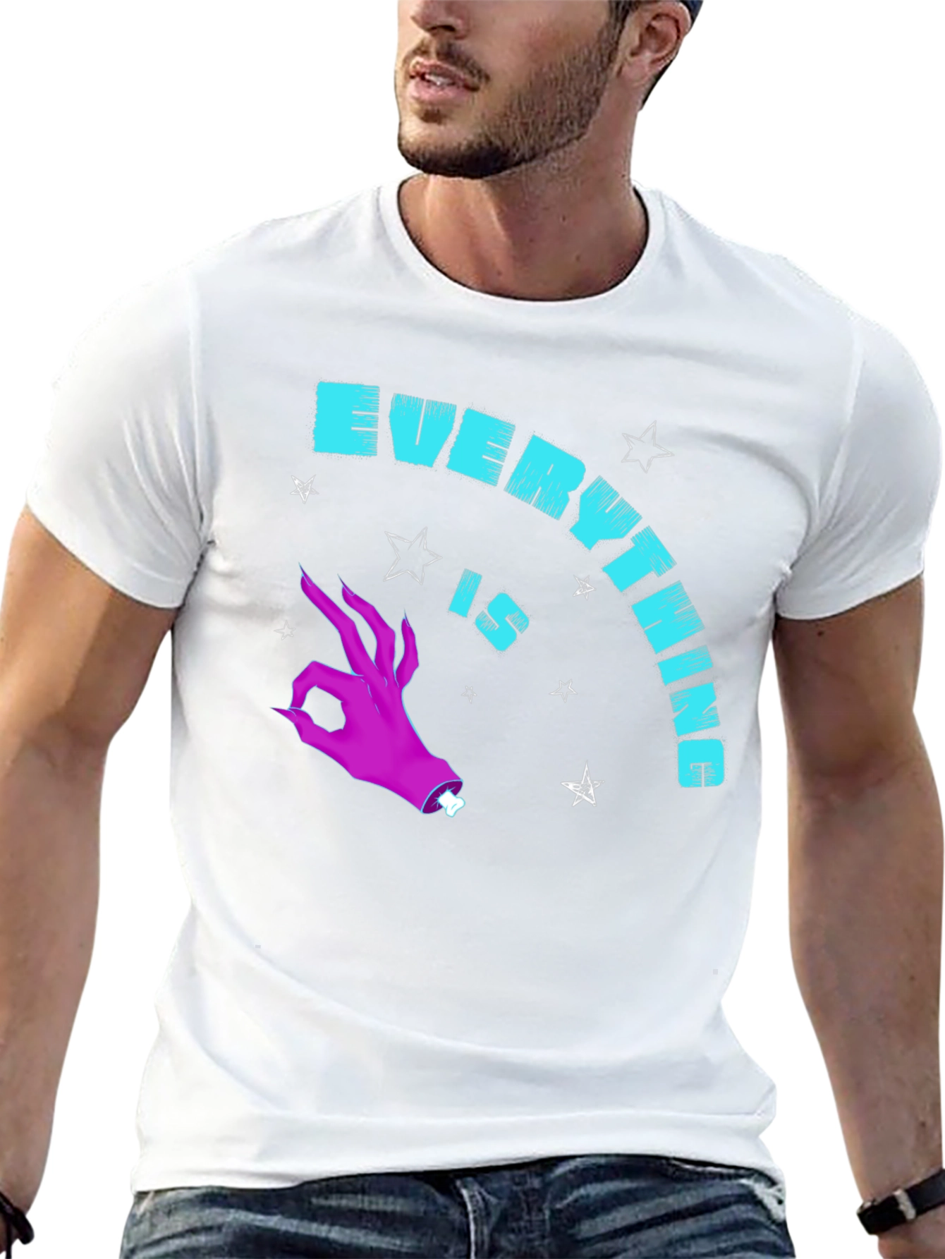 Everything is Ok Hand Gesture Graphic Tee