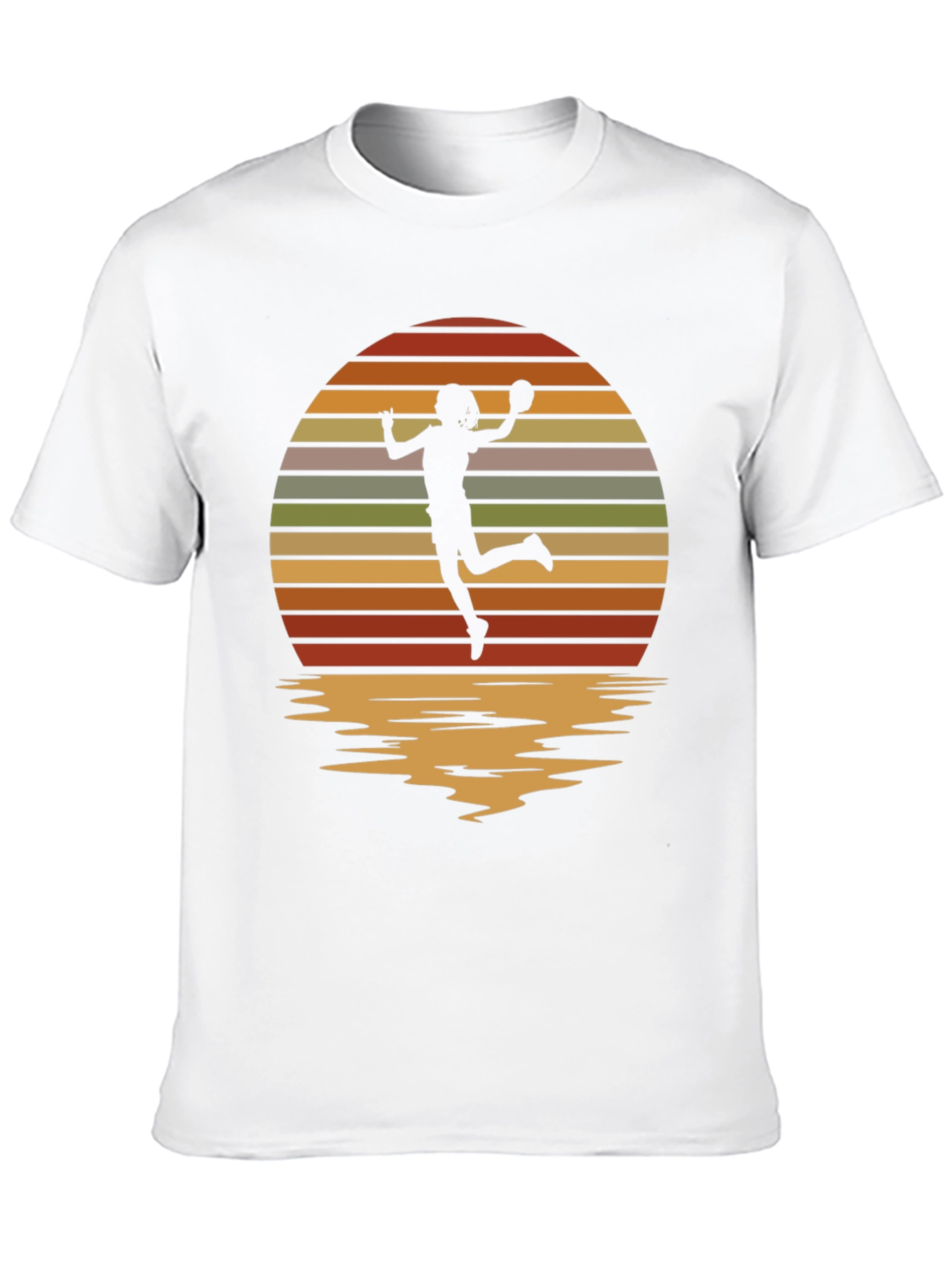 Handball Sunset Graphic Tee - Black