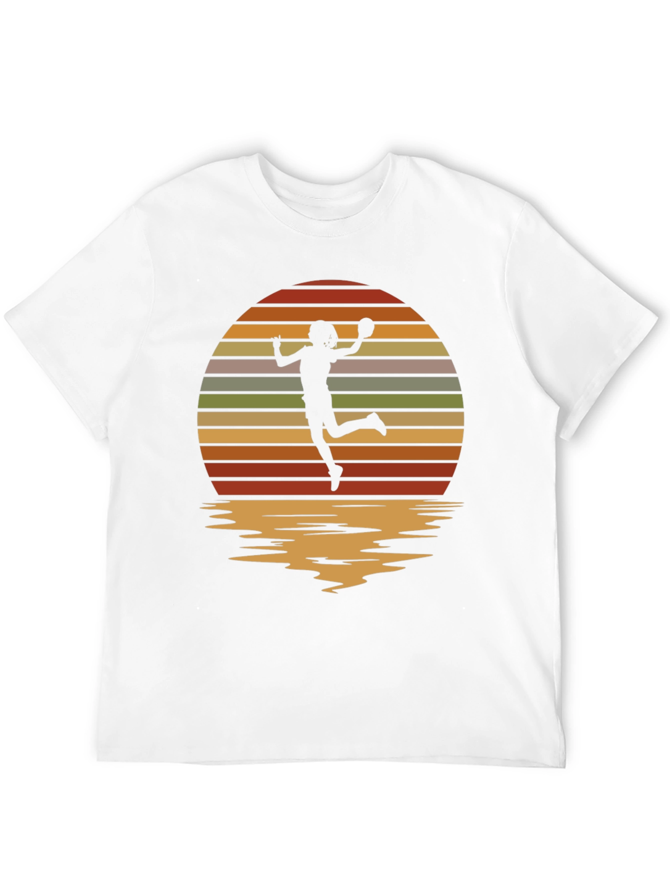Handball Sunset Graphic Tee - Black