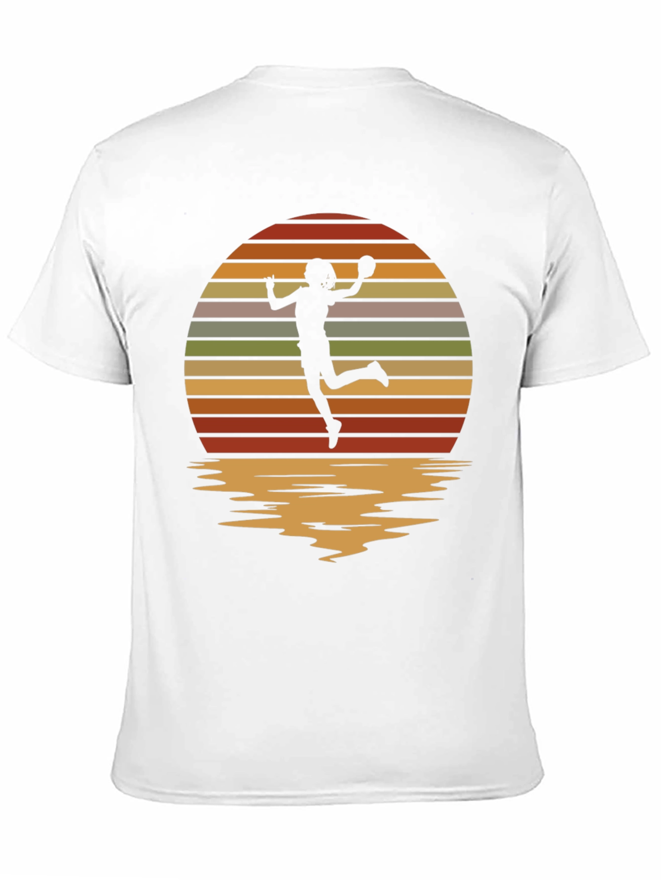 Handball Sunset Graphic Tee - Black