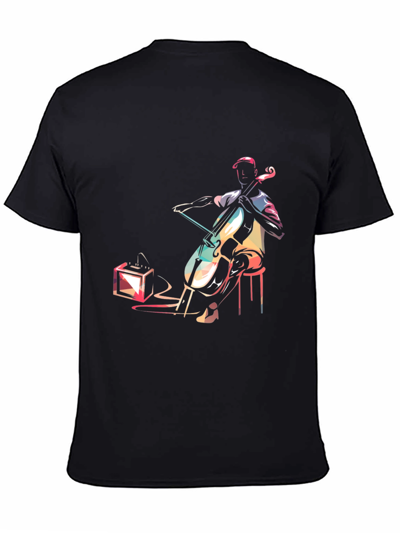 Musician Graphic Tee - Cello Player Design