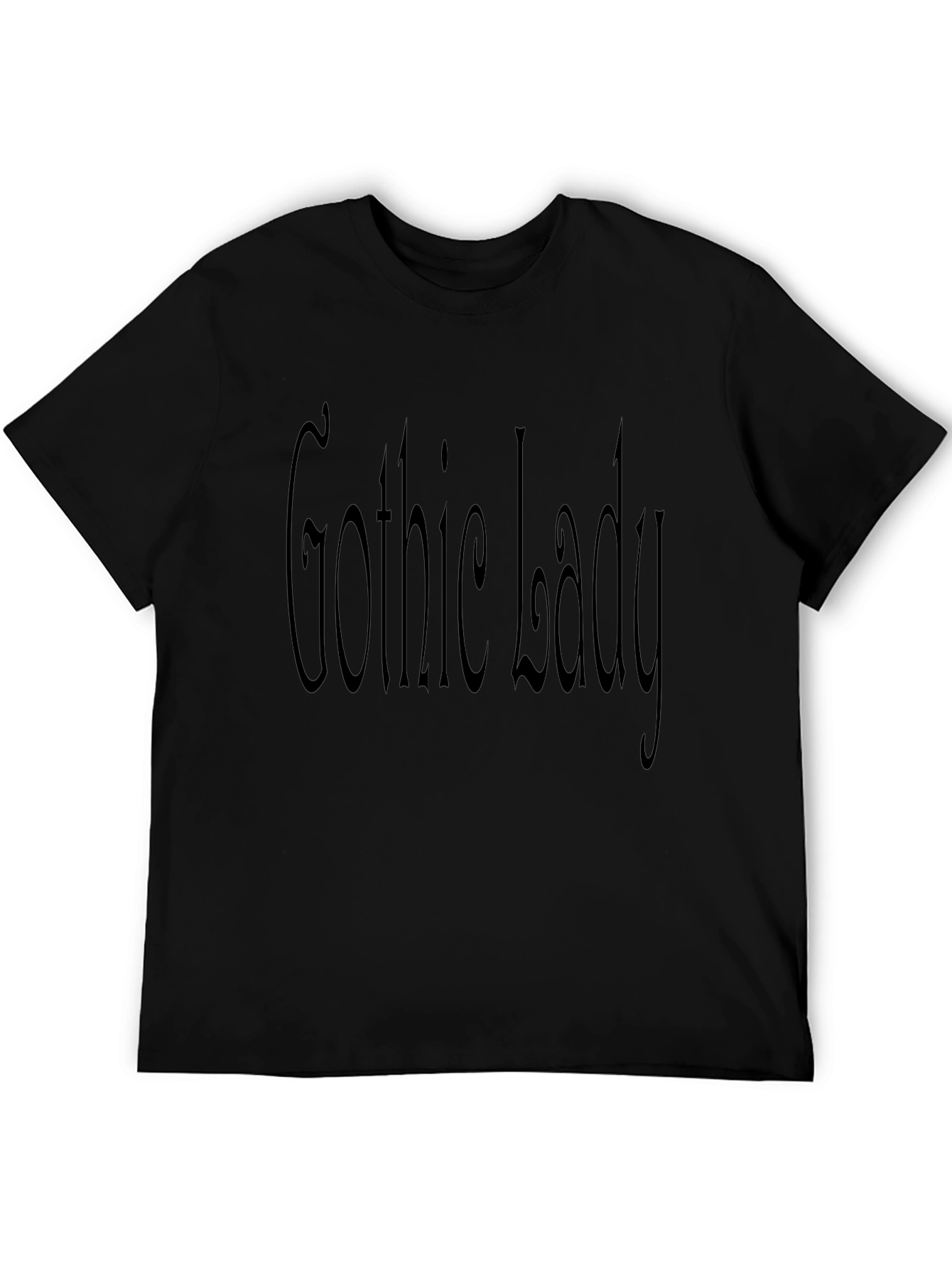 Gothic Lady Tee - Dark & Mysterious Style