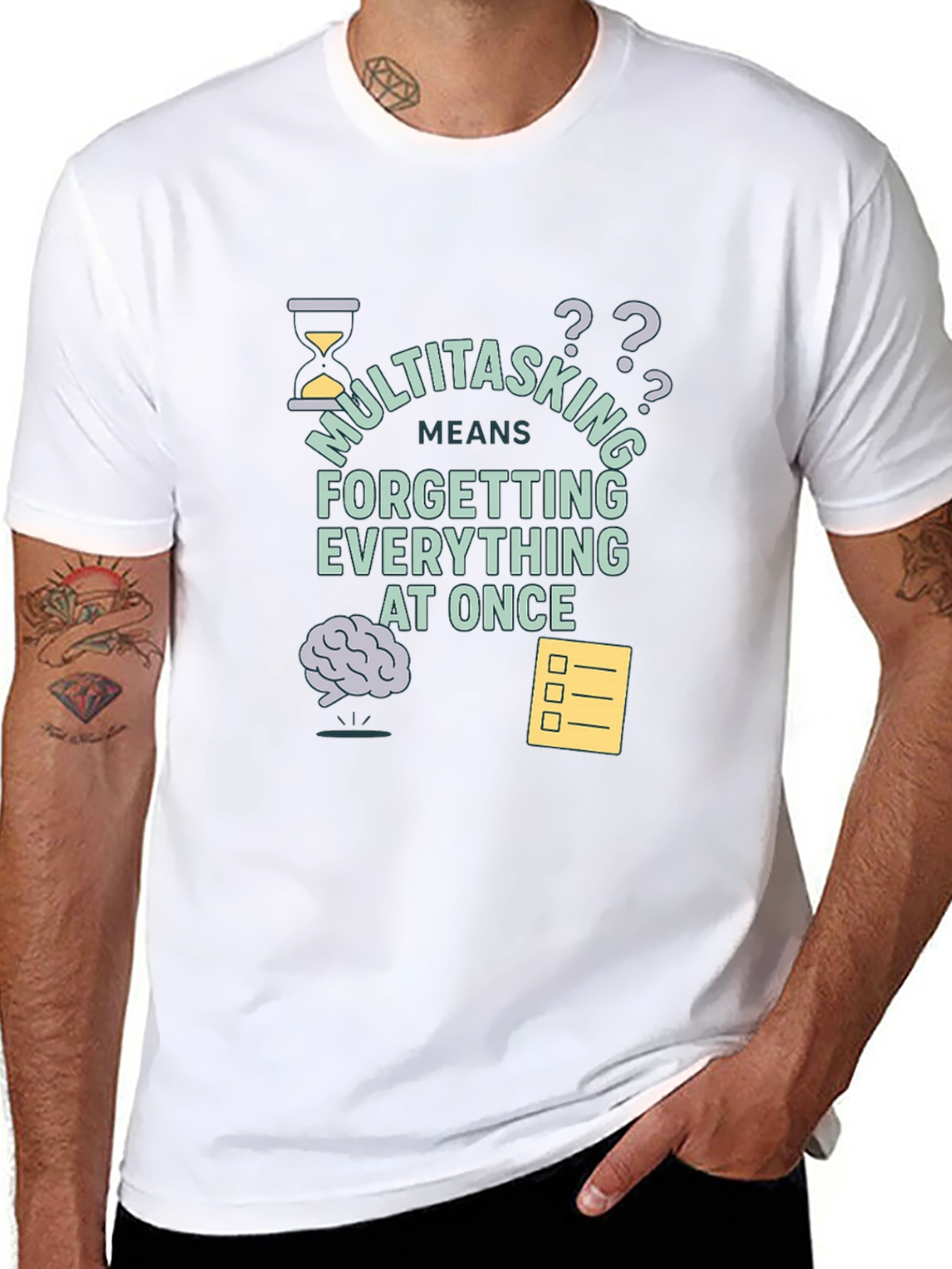 Multitasking Funny T-Shirt - Forget Everything At Once