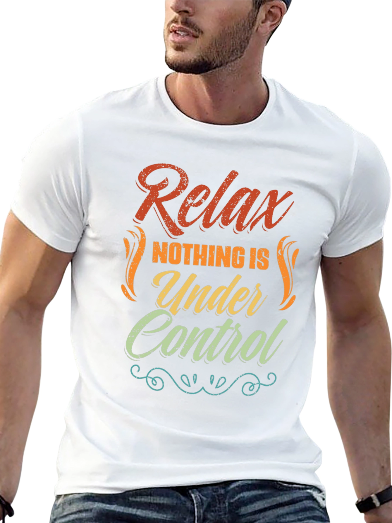 Relax Nothing Is Under Control Graphic Tee