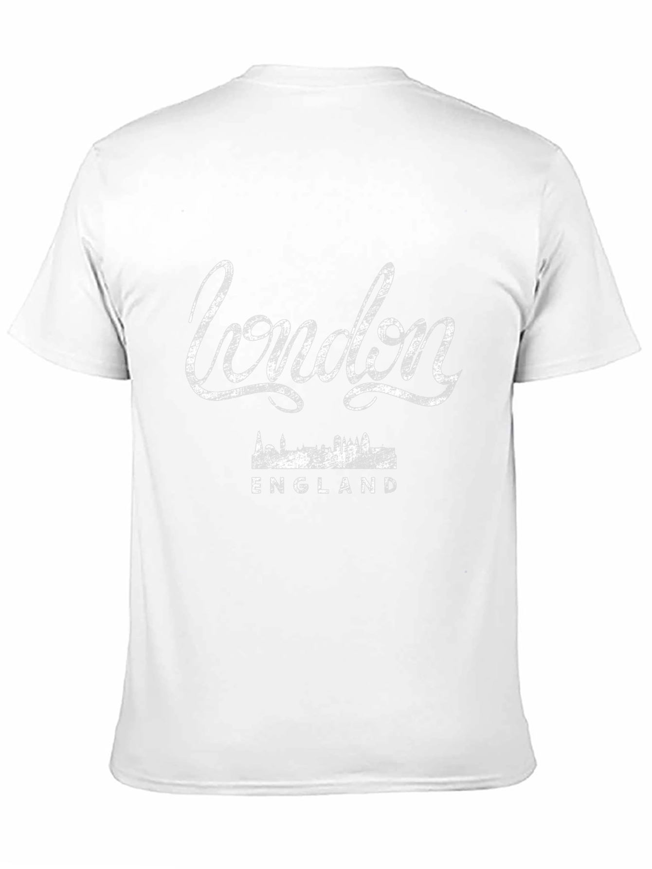 London England Graphic Tee - Distressed Print