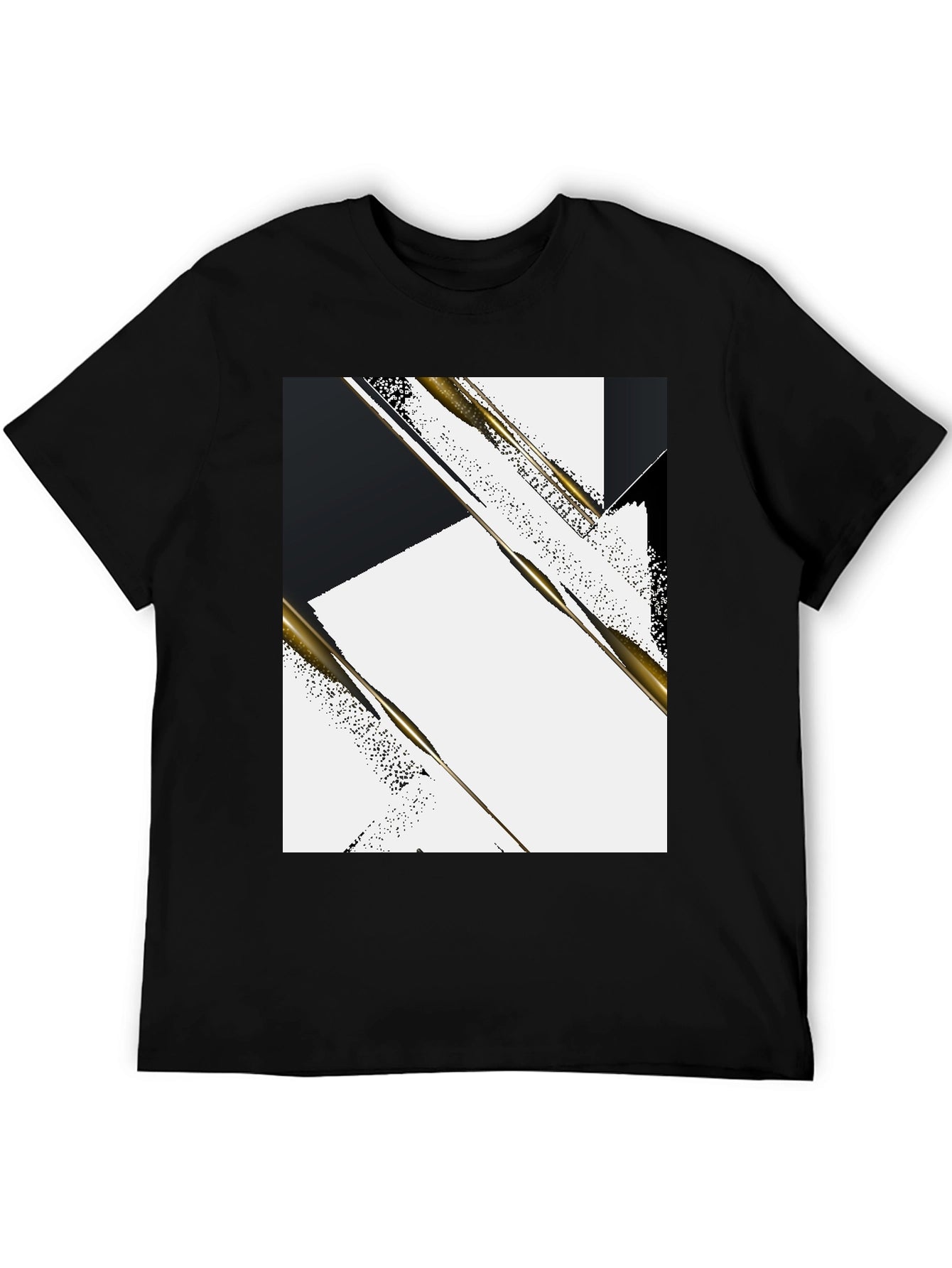 Abstract Geometric Mens Tee - Stylish Design
