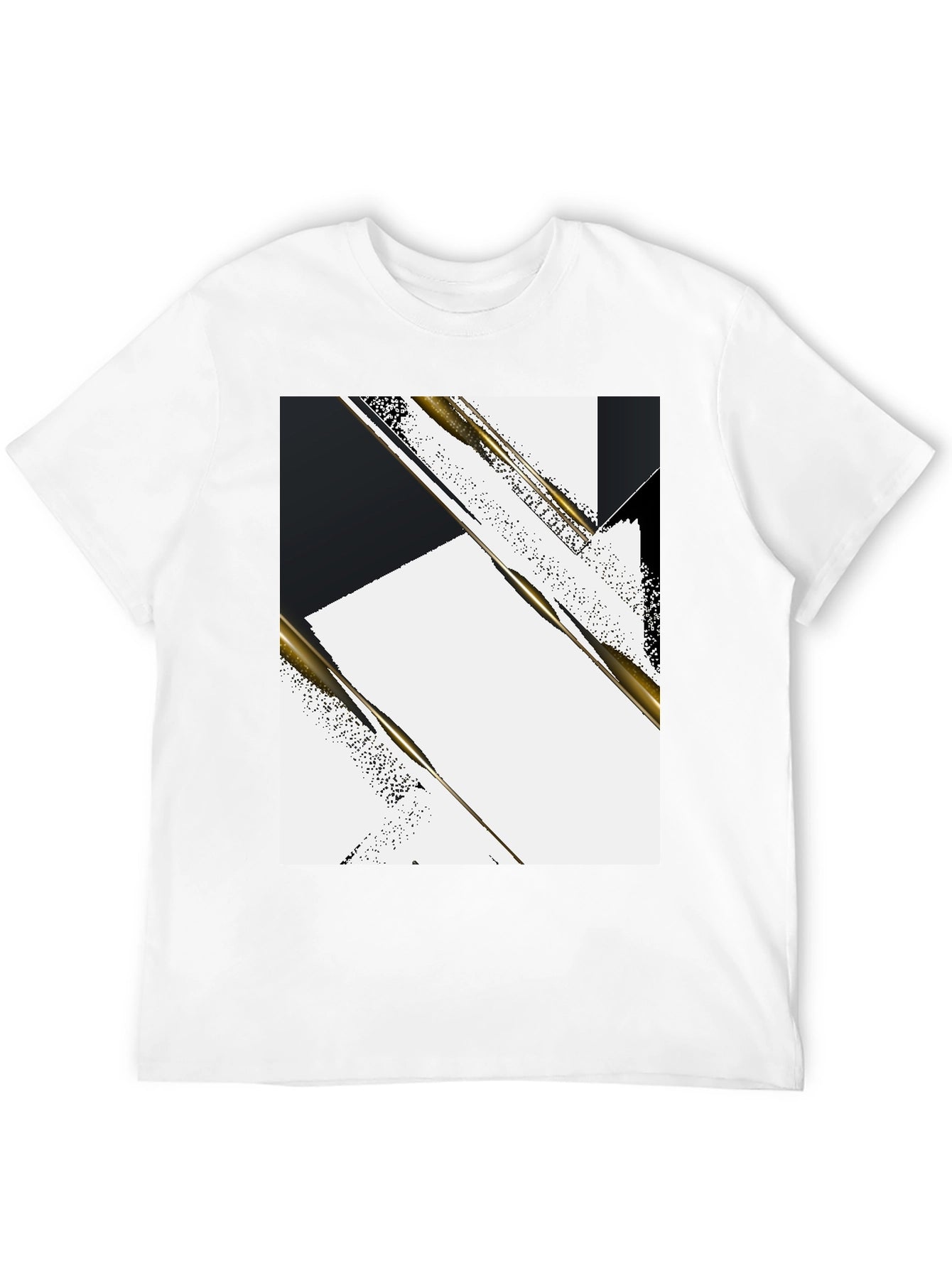 Abstract Geometric Mens Tee - Stylish Design
