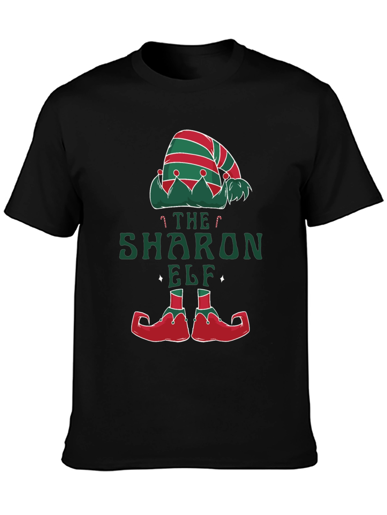 The Sharon Elf Matching Christmas T-Shirt
