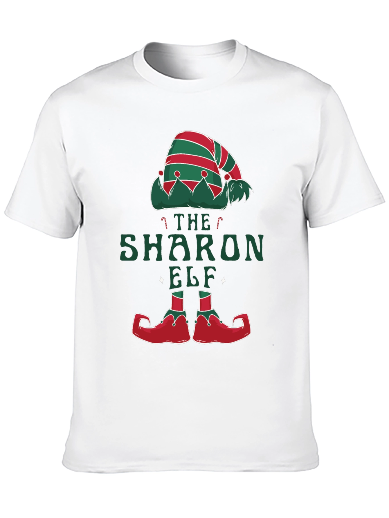 The Sharon Elf Matching Christmas T-Shirt