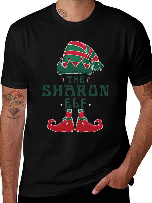 The Sharon Elf Matching Christmas T-Shirt