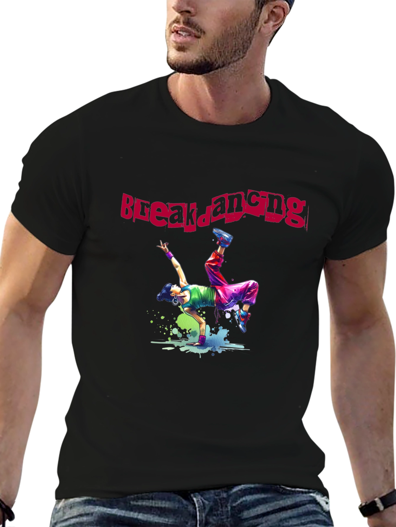 Breakdancing Graphic T-Shirt