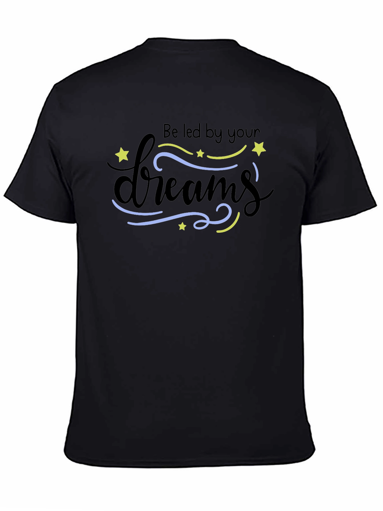 Dream On Black Graphic Tee