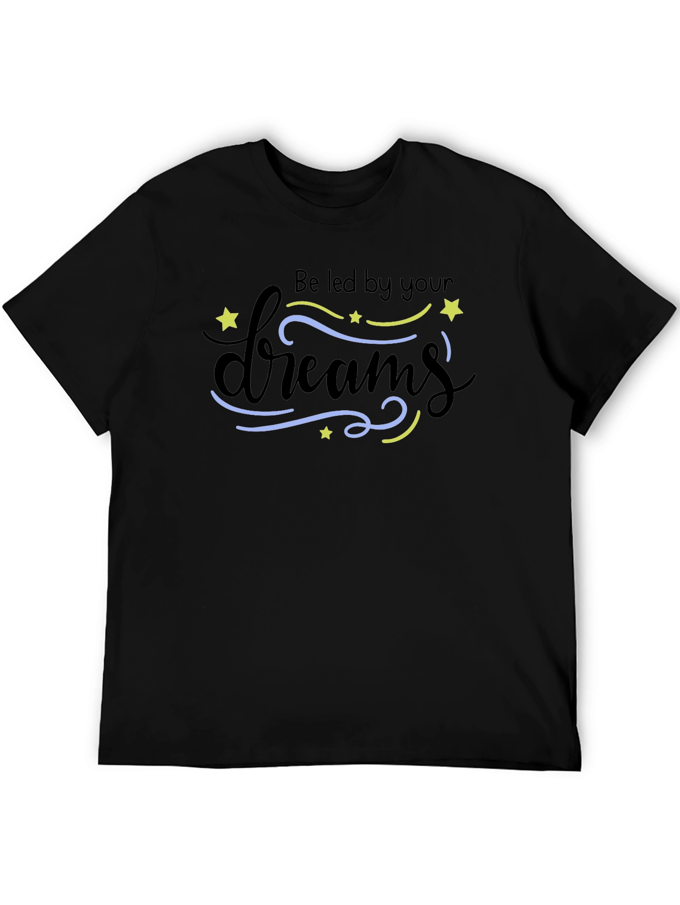 Dream On Black Graphic Tee