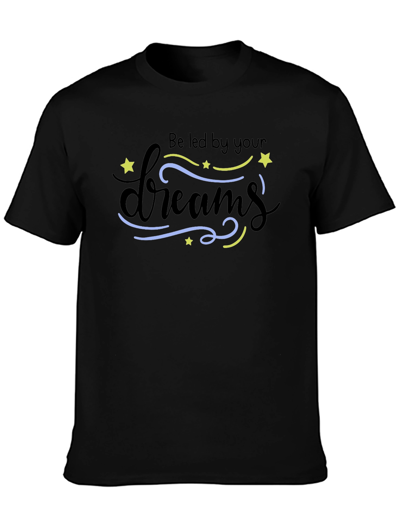 Dream On Black Graphic Tee