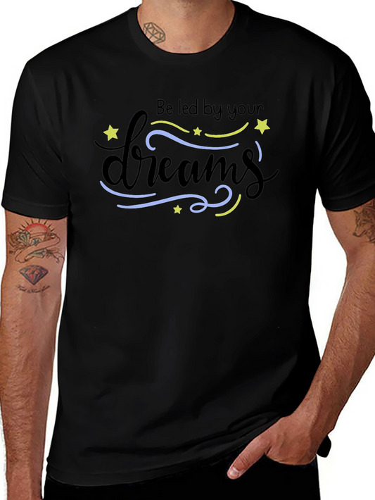 Dream On Black Graphic Tee