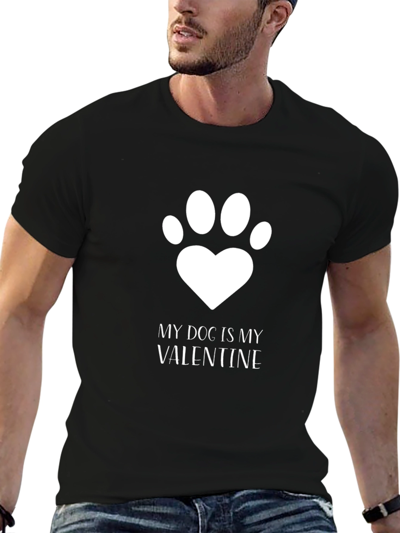 My Dog is My Valentine T-Shirt - Unisex