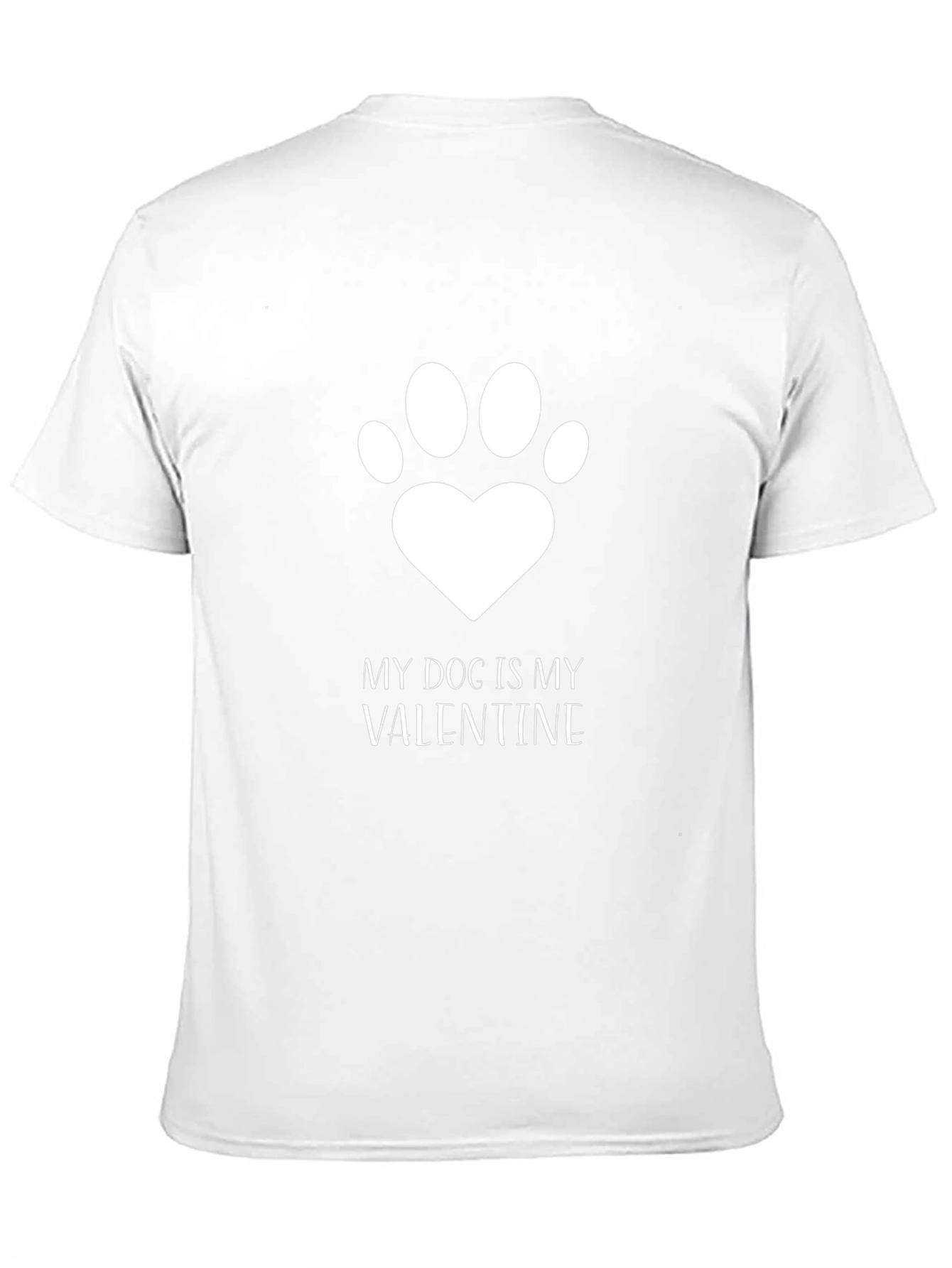 My Dog is My Valentine T-Shirt - Unisex