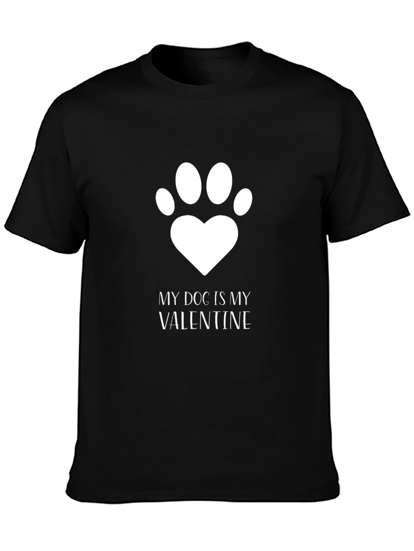 My Dog is My Valentine T-Shirt - Unisex