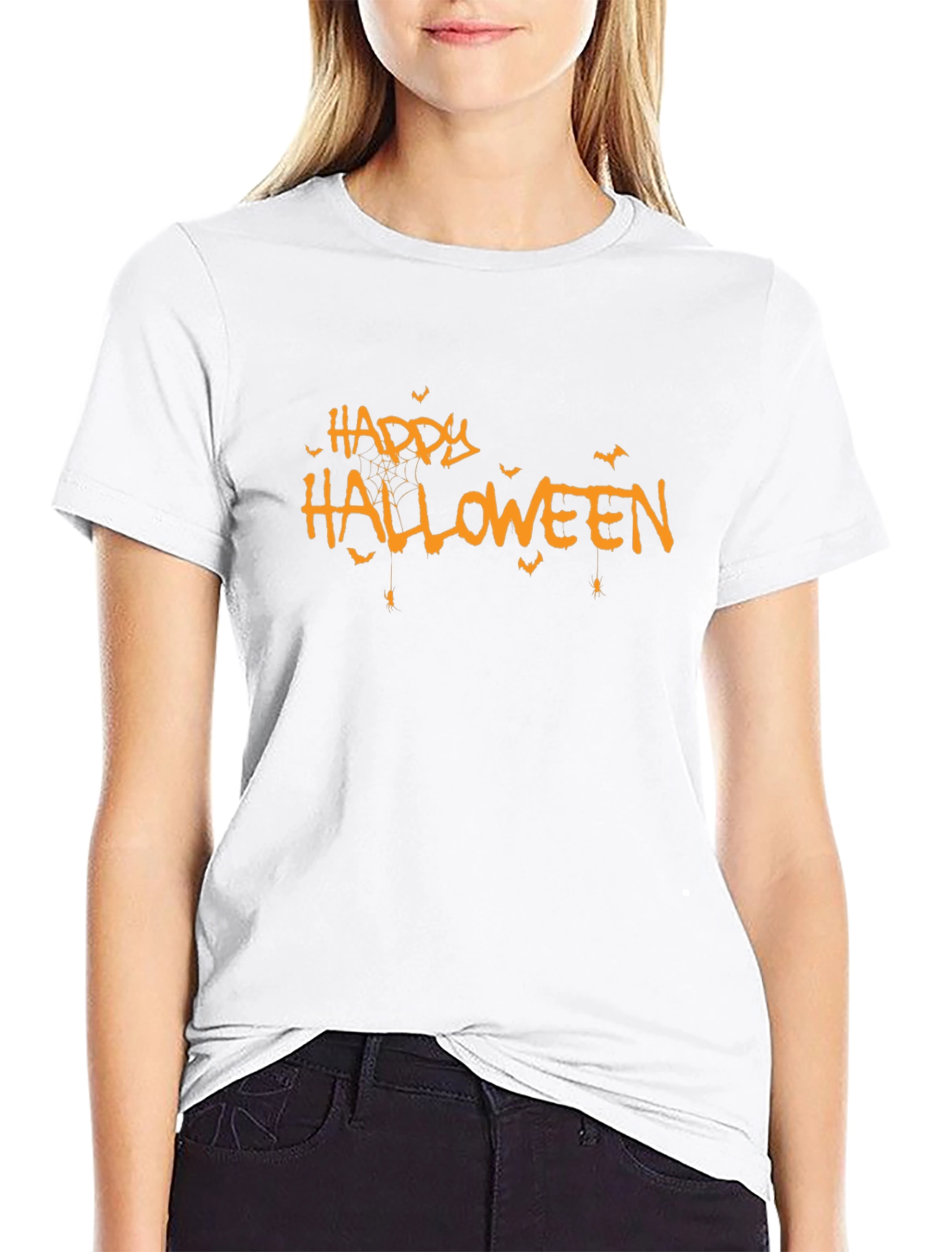 Happy Halloween Black T-Shirt