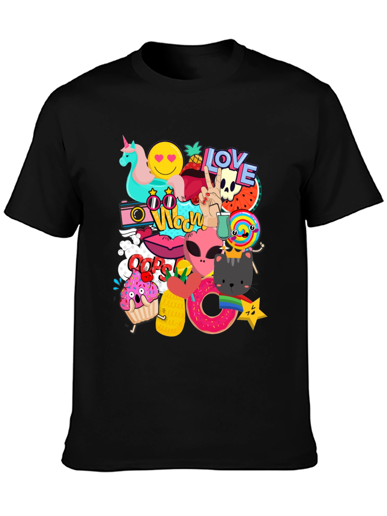 Fun Graphic Print Mens T-Shirt