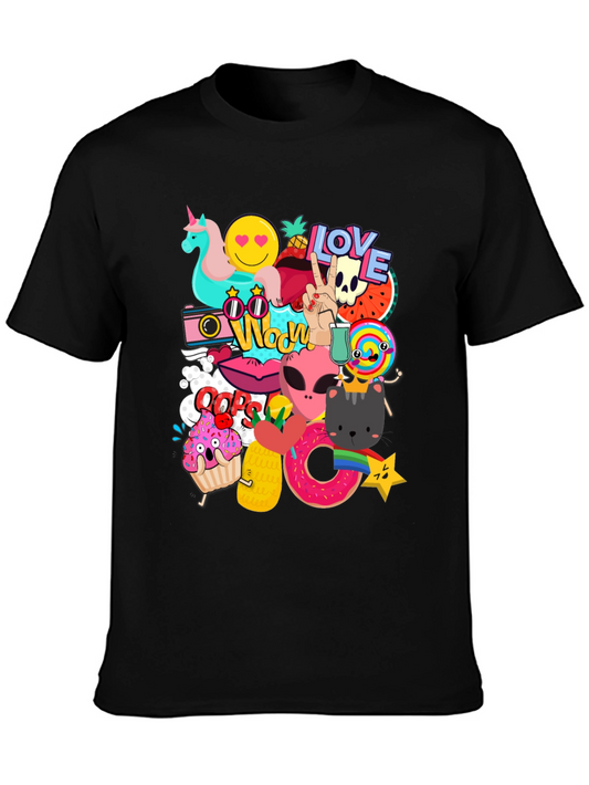 Fun Graphic Print Mens T-Shirt