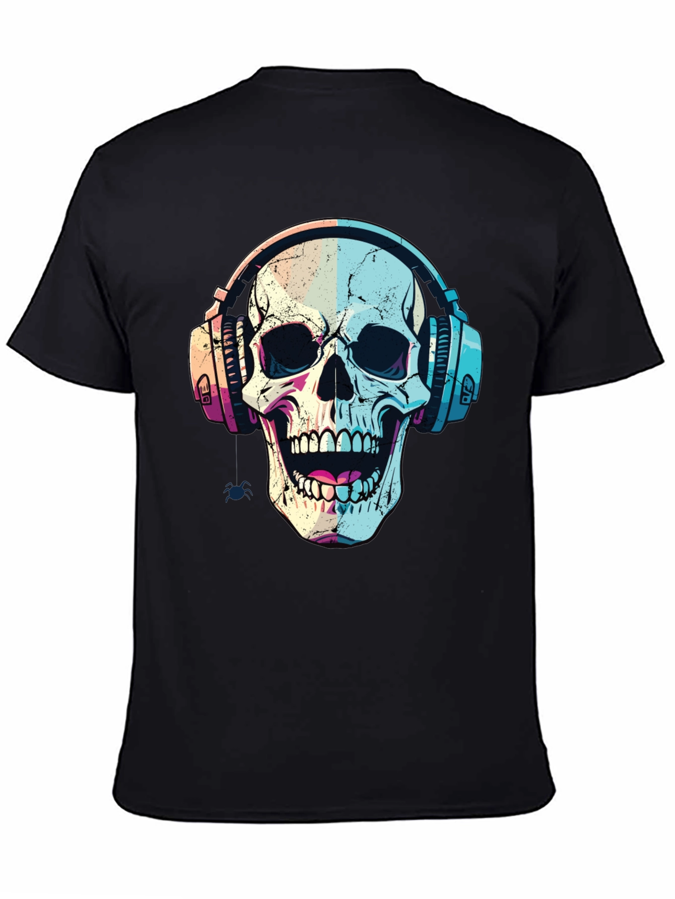 Skull Headphones Graphic Tee - Cool Music Lover Shirt