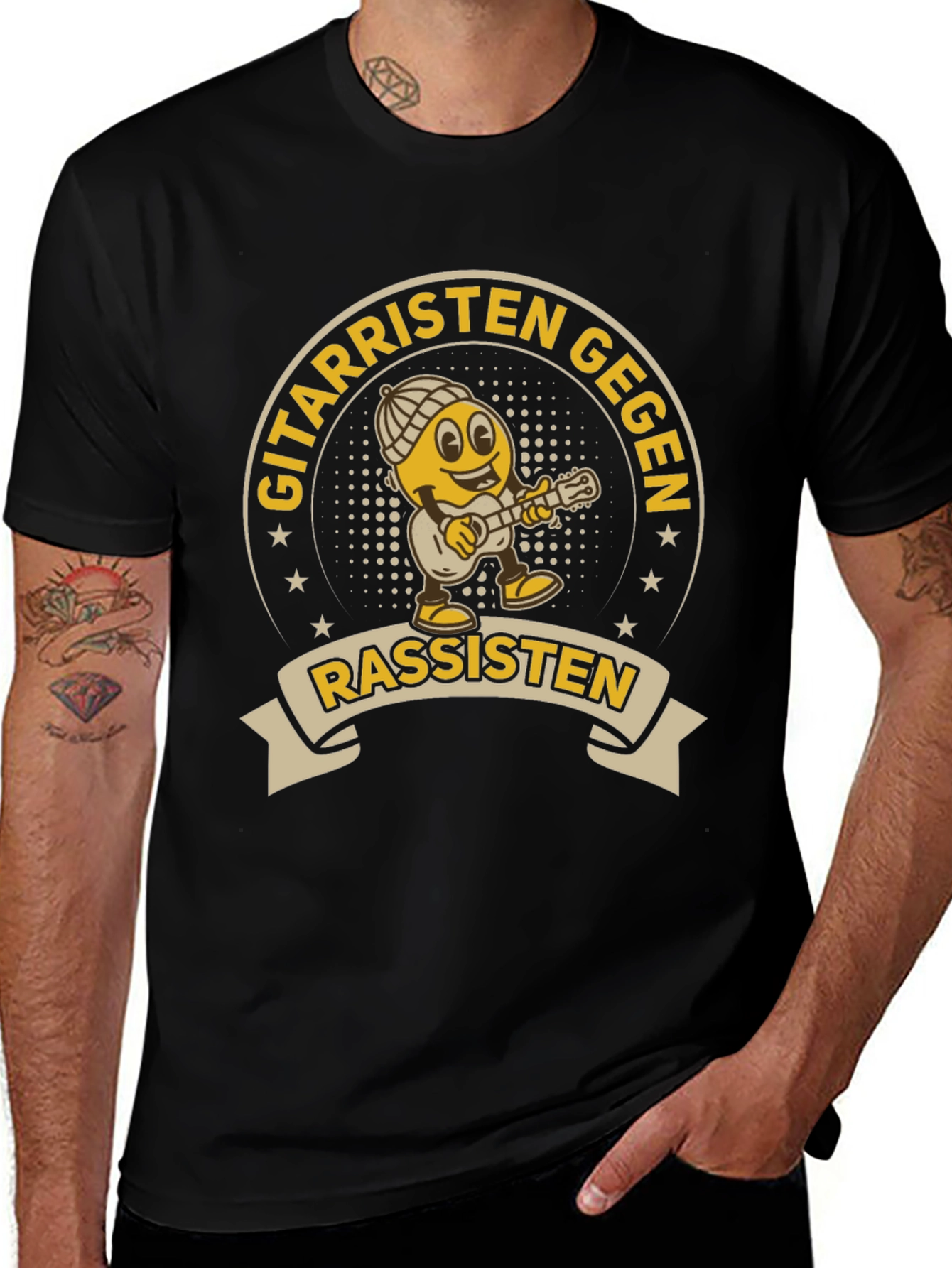 Guitarristen Gegen Rassisten T-Shirt