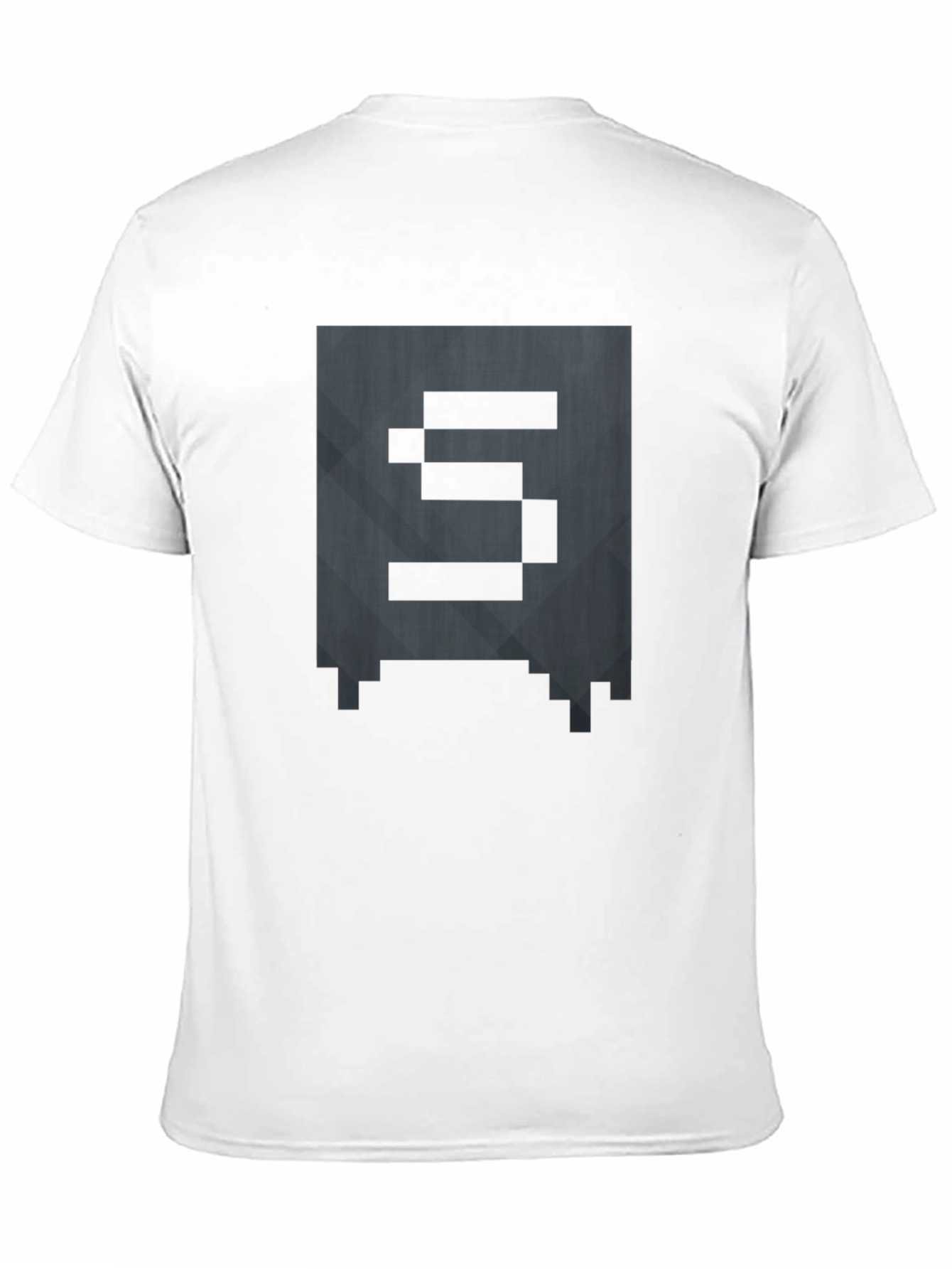 Pixelated S Graphic Tee - Gamer Style Shirt