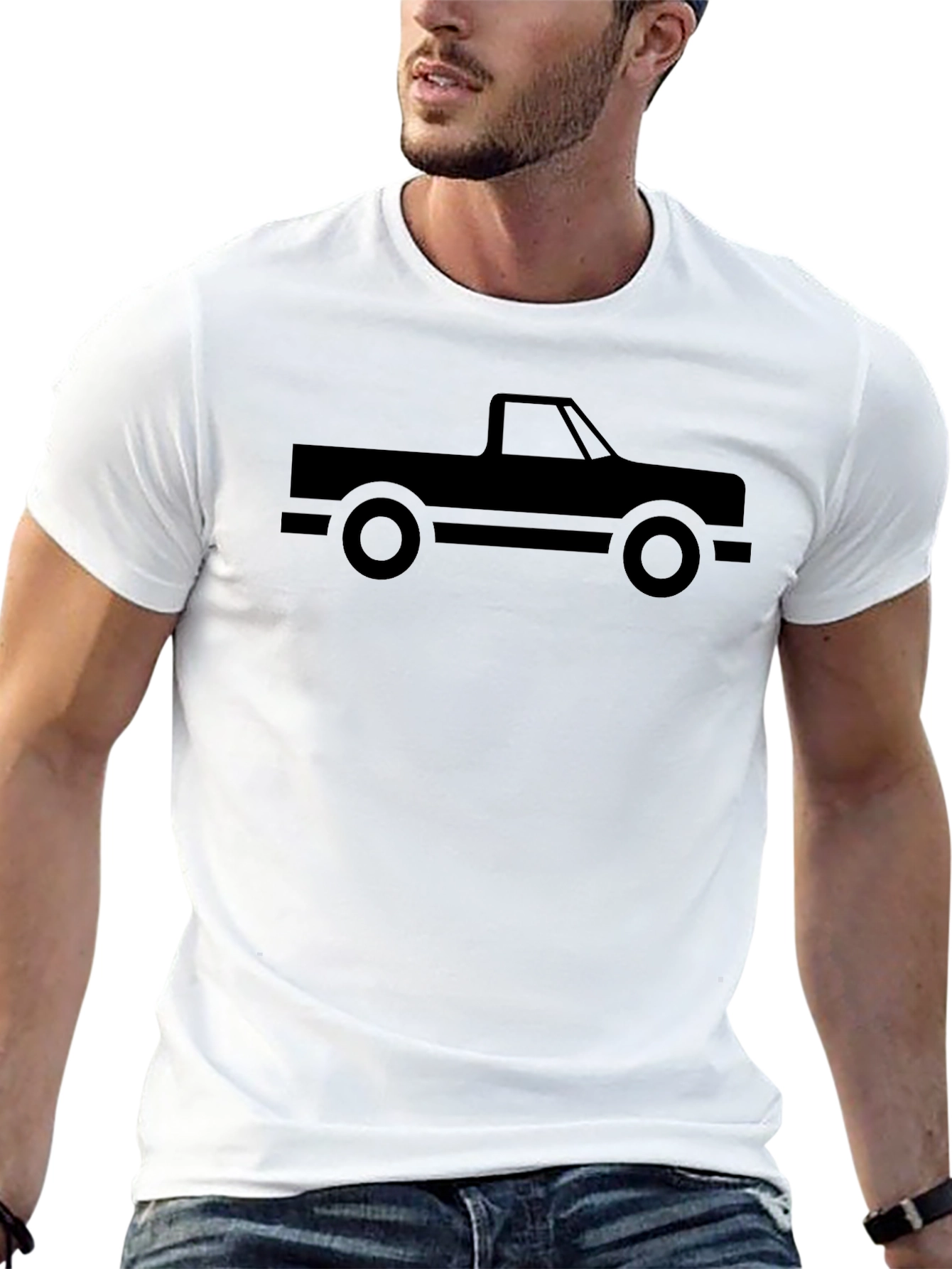 Truck Graphic Tee - Classic Pickup Truck Design
