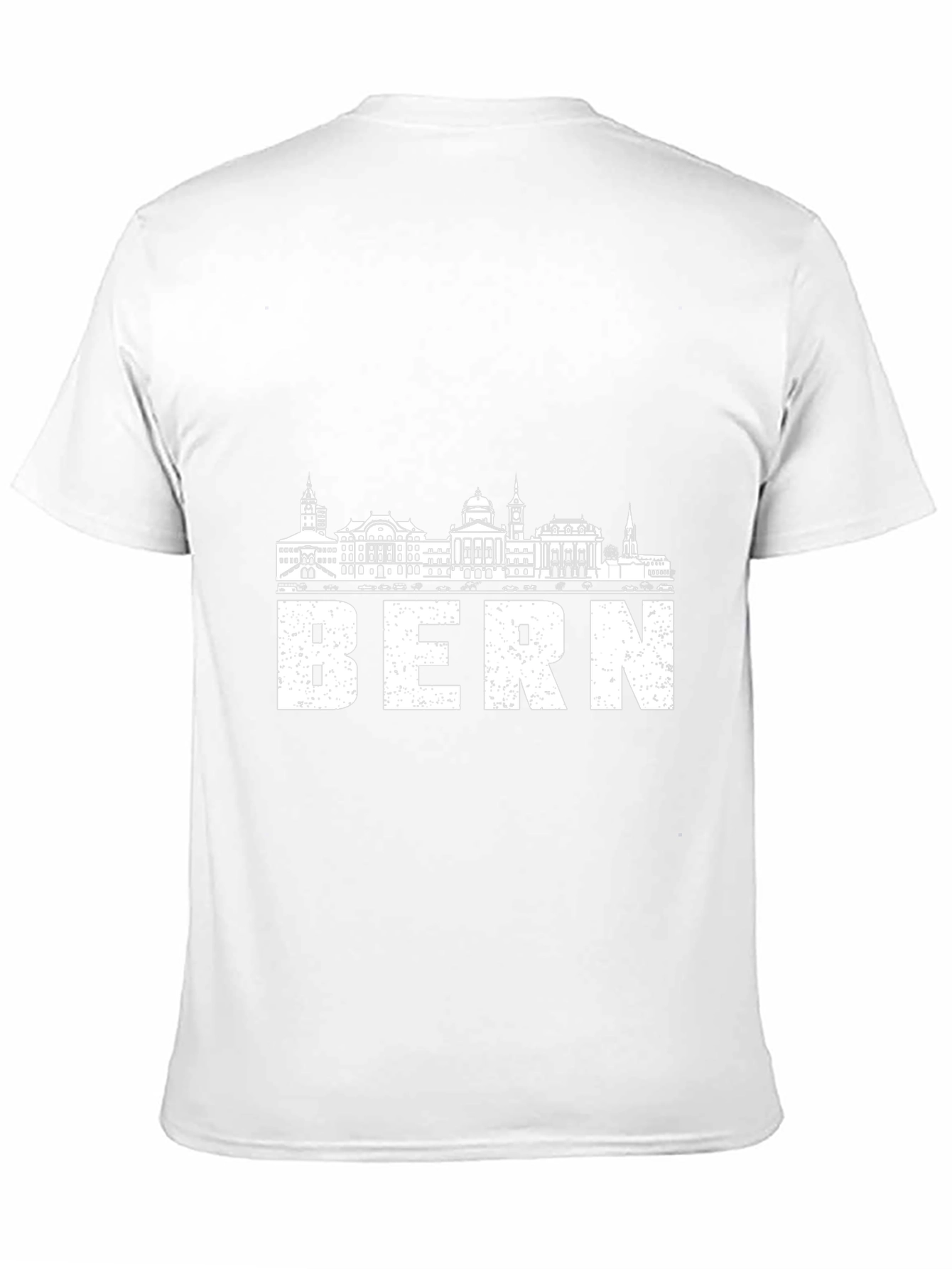 Bern Switzerland Skyline Graphic Tee - Black