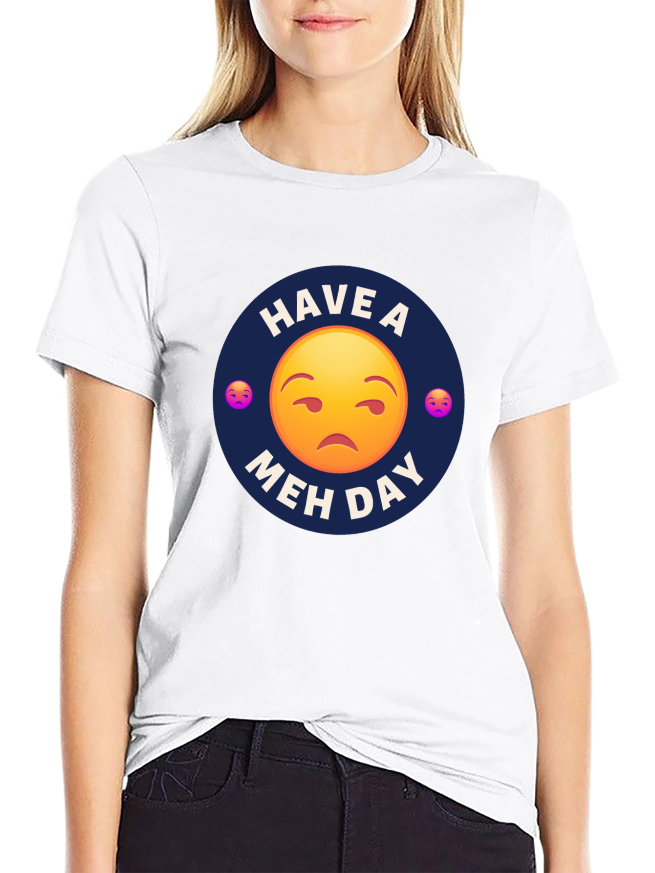 Have a Meh Day T-Shirt - Unisex Black Tee