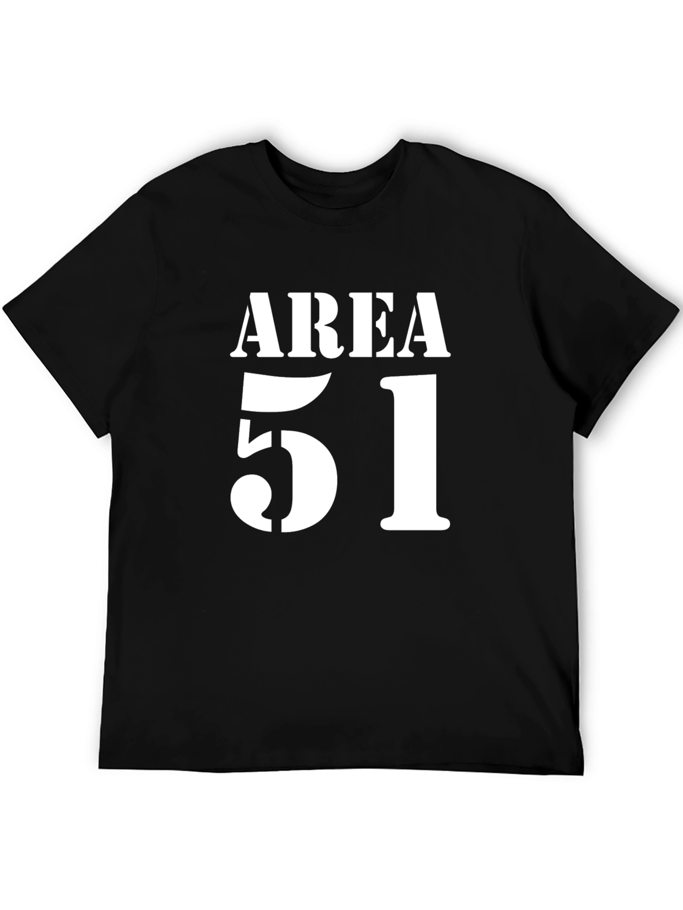 Area 51 Black Graphic Tee - Conspiracy Casual
