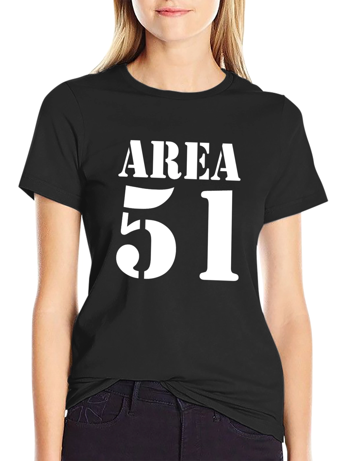 Area 51 Black Graphic Tee - Conspiracy Casual
