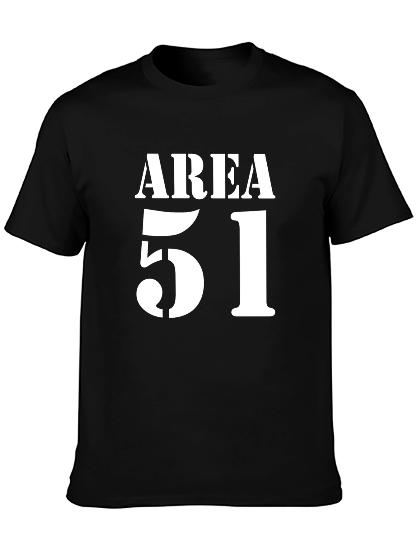 Area 51 Black Graphic Tee - Conspiracy Casual