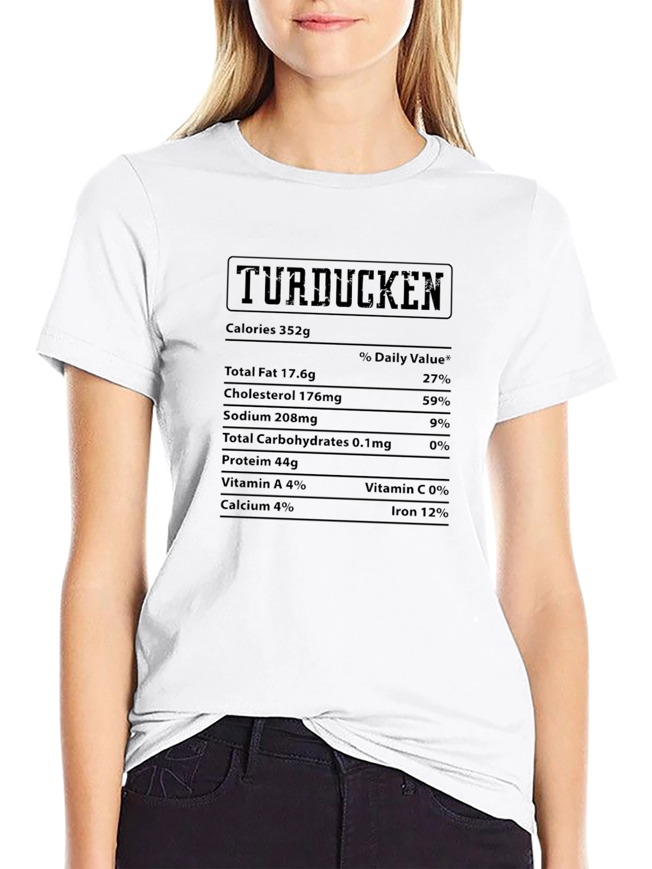Turducken Nutrition Facts Novelty T-Shirt