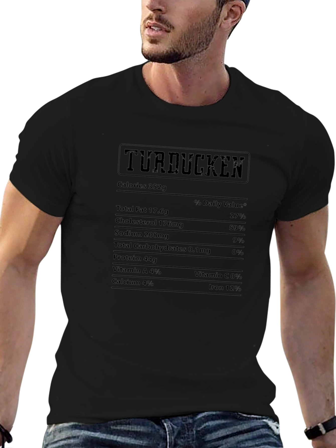 Turducken Nutrition Facts Novelty T-Shirt