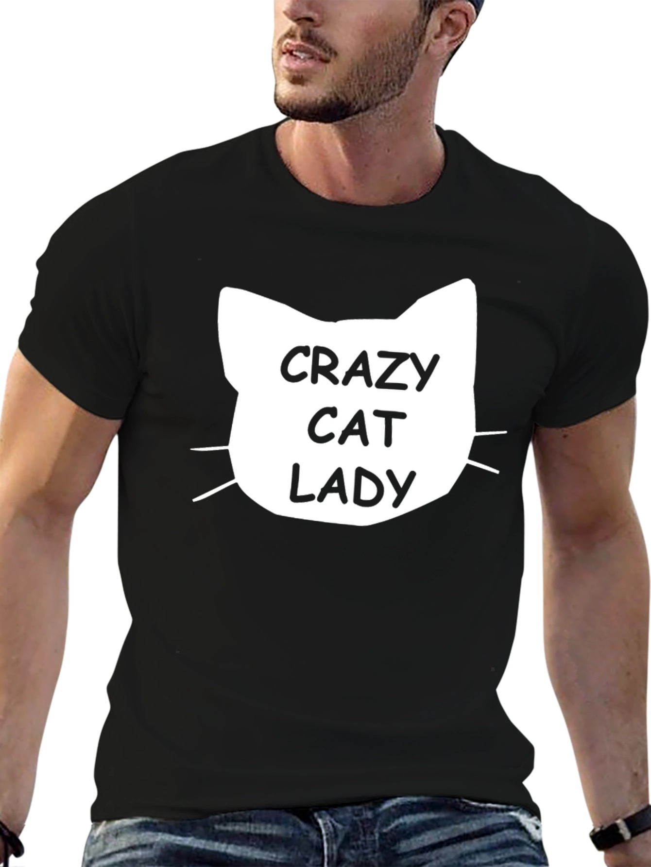 Crazy Cat Lady T-Shirt - Novelty Graphic Tee