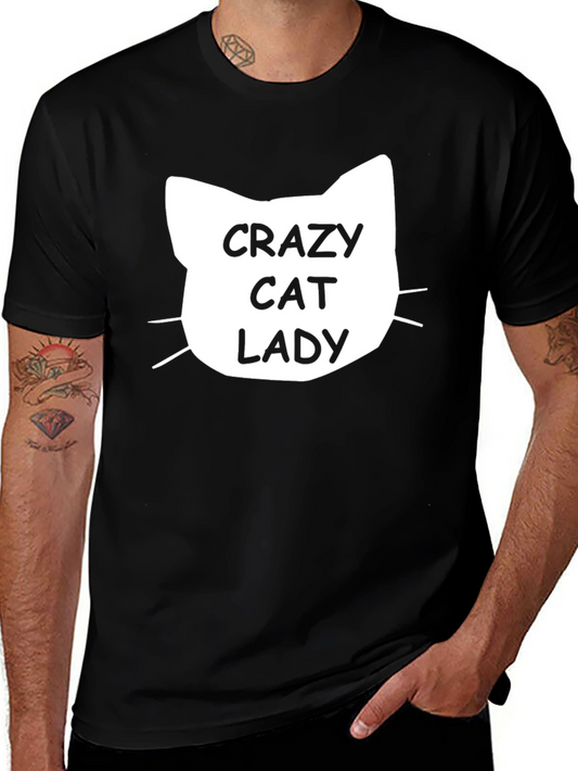 Crazy Cat Lady T-Shirt - Novelty Graphic Tee