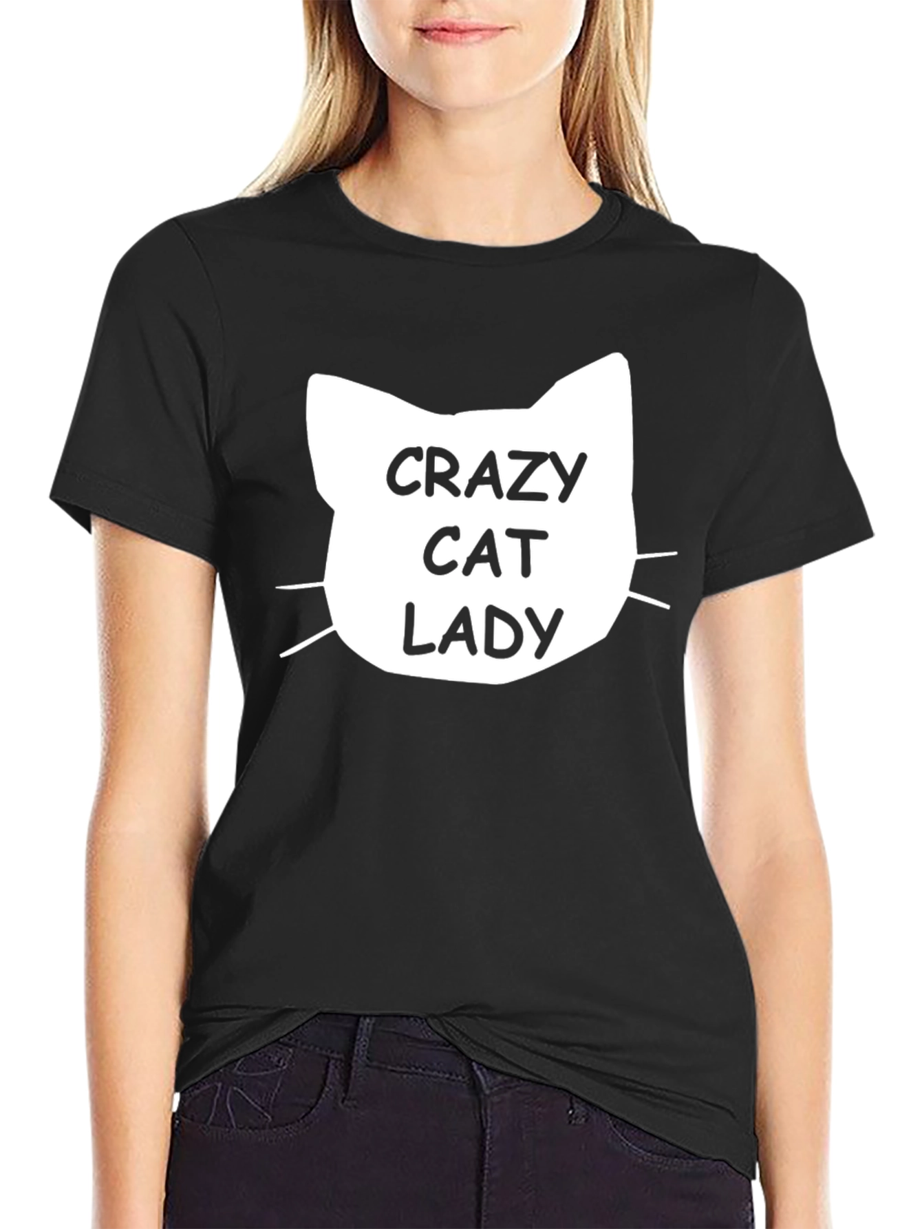 Crazy Cat Lady T-Shirt - Novelty Graphic Tee
