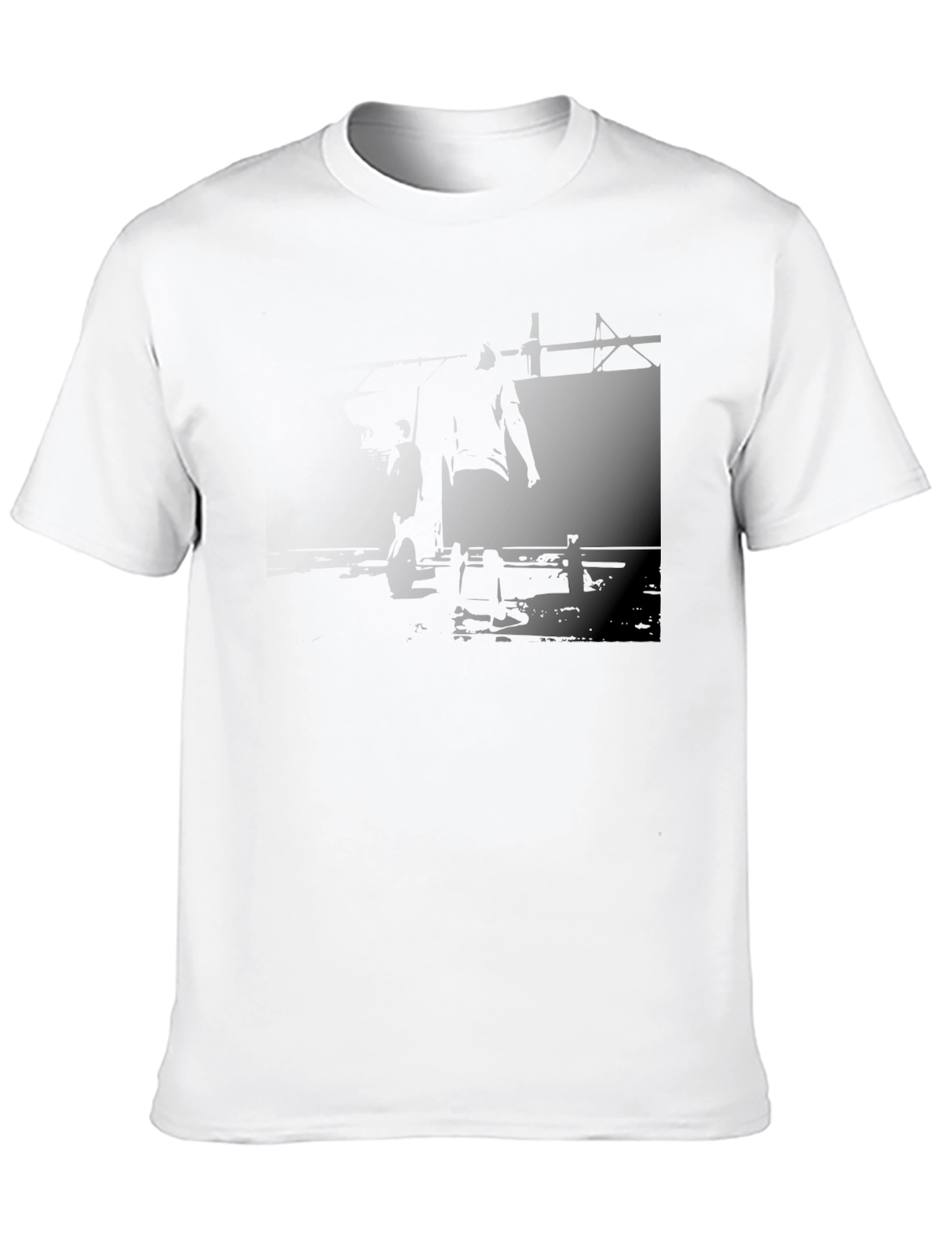 Black Graphic Print T-Shirt