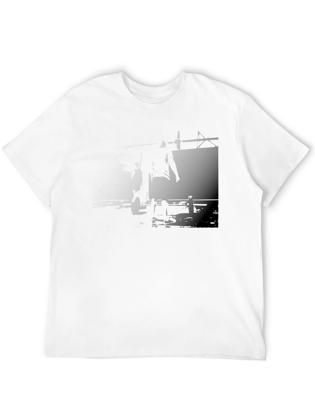 Black Graphic Print T-Shirt