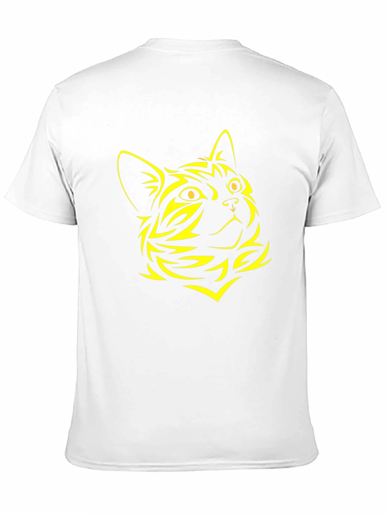 Black Cat Graphic Tee - Stylish Animal Design