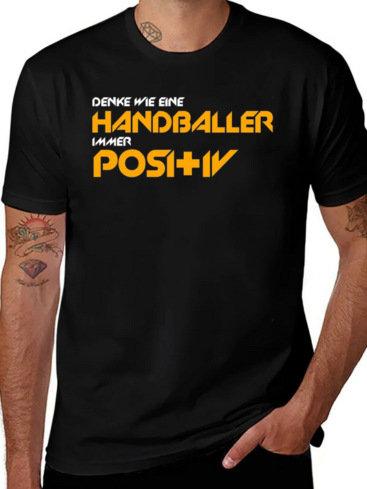 Handballer Positive Black T-Shirt