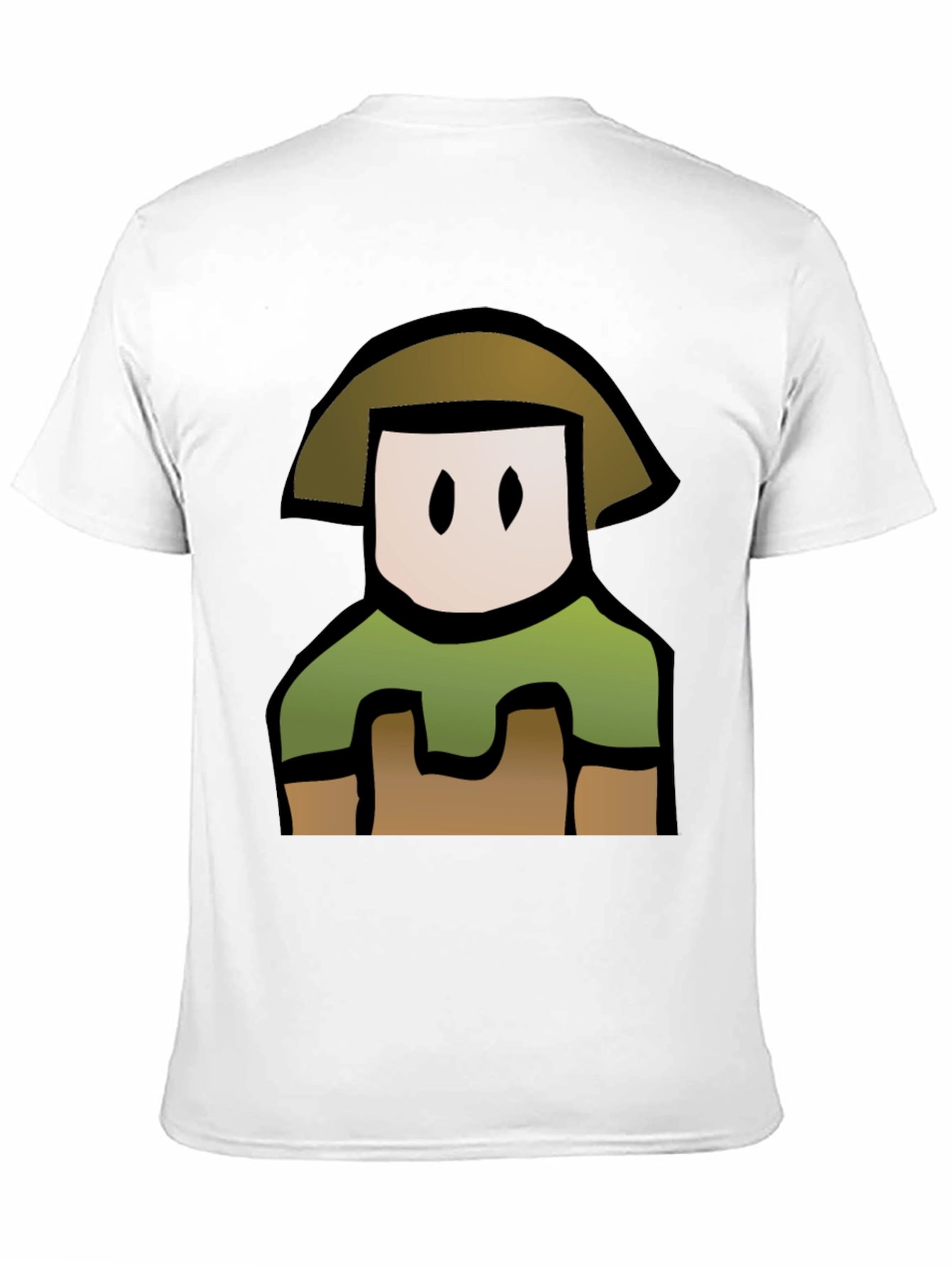 Cartoon Character T-Shirt - Black